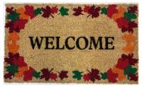Librett Durables WA1830 18 X 30 Welcome Autumn Cocoa Mat