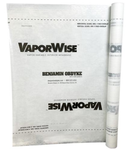 VAPOR WISE VAPOR VARIABLE 4.92' X 164' INTERIOR MEMBRANE - BENJAMIN OBDYKE (59"X164')