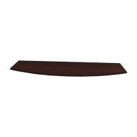 Desk - Reception - Top: Reception Desk Transaction Top, Espresso Premium Laminate