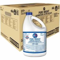 Pure Bright Germicidal Ultra Bleach - For Multipurpose - Concentrate - 128 fl oz (4 quart) - Recommended For: Germs Remover - White - 6 / Carton