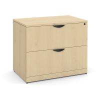 Lateral File - Laminate: 2 Drawers, Maple Premium Laminate, 35.50''W x 22.00''D x 29.50''H