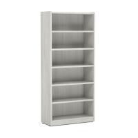 Bookcase - Laminate: 6 Shelves, Arcadia White Premium Laminate, 32''W x 14''D x 71''H
