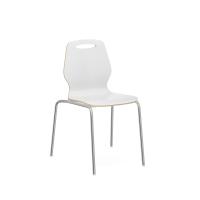 Seating - Cafe: Shay Hourglass Bentwood Standard Height, White Wood, Set of 2 Chairs