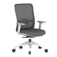 Seating - Task: Orion Mesh Back 8002 Managers Chair with Seat Slider, Pewter w/ White Frame