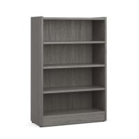 Bookcase - Laminate: 4 Shelves, Coastal Gray Premium Laminate, 32''W x 14''D x 48''H