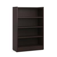 Bookcase - Laminate: 4 Shelves, Espresso Premium Laminate, 32''W x 14''D x 48''H