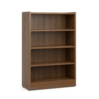 Bookcase - Laminate: 4 Shelves, Modern Walnut Premium Laminate, 32''W x 14''D x 48''H