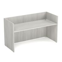 Desk - Reception: Arcadia White Premium Laminate, Width: 71.00'' x Depth: 30.00'' x Height: 40.50''