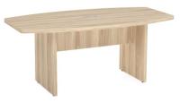 Conference Table: 6' Boat-Shaped, American Elm Premium Laminate, Seats 6 - 8 pp