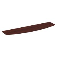 Desk - Reception - Top: Reception Desk Transaction Top, Mahogany Premium Laminate