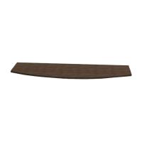 Desk - Reception - Top: Reception Desk Transaction Top, Modern Walnut Premium Laminate