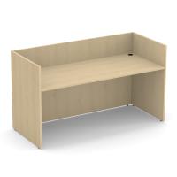 Desk - Reception: Maple Premium Laminate, Width: 71.00'' x Depth: 30.00'' x Height: 40.50''
