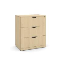 Lateral File - Laminate: 3 Drawers, Maple Premium Laminate, 35.50''W x 22.00''D x 42.00''H