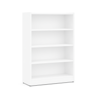 Bookcase - Laminate: 4 Shelves, White Premium Laminate, 32''W x 14''D x 48''H