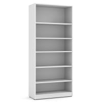 Bookcase - Laminate: 6 Shelves, White Premium Laminate, 32''W x 14''D x 71''H