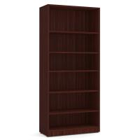 Bookcase - Laminate: 6 Shelves, Mahogany Premium Laminate, 32''W x 14''D x 71''H