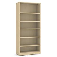 Bookcase - Laminate: 6 Shelves, Maple Premium Laminate, 32''W x 14''D x 71''H