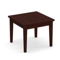 Occasional Table - End: Parallel Collection, Mahogany Premium Laminate, 24.00'' W x 24.00''D x 20.00''H