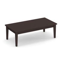 Occasional Table - Coffee: Parallel Collection, Espresso Premium Laminate, 49.00'' W x 24.00''D x 16.00''H