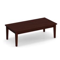Occasional Table - Coffee: Parallel Collection, Mahogany Premium Laminate, 49.00'' W x 24.00''D x 16.00''H