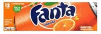 Fanta Orange Soda - 12pk/12 fl oz Cans