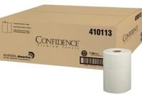 Papernet® Hardwound Roll, Heavently Soft, 700'x0.8'', White 1 Ply, 6 Rolls/CS