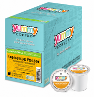 Yummy™ Bananas Foster Medium Roast K-Cups, Compostable, 20/Box