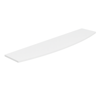 Desk - Reception - Top: Reception Desk Transaction Top, White Premium Laminate