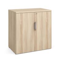 Storage Cabinet - Laminate: 2 Doors, 2 Adjustable Shelves, American Elm Premium Laminate, 35.50''W x 22.00''D x 37.25''H