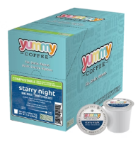 Yummy™ Starry Night Americano Dark Roast K-Cups, Compostable, 20/Box