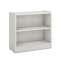 Bookcase - Laminate: 2 Shelves, Arcadia White Premium Laminate, 32''W x 14''D x 30''H