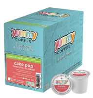 Yummy™ Cake Pop Medium Roast K-Cups, Compostable, 20/Box