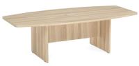 Conference Table: 8' Boat-Shaped, American Elm Premium Laminate, Seats 8 - 10 pp