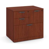 Lateral File - Combo Cabinet: Cherry Premium Laminate, 31.00''W x 22.00''D x 29.50''H