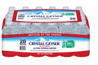 Crystal Geyser 8 fl. oz. Natural Spring Water - 28/Case