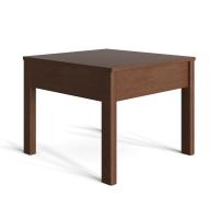 Occasional Table - End: Aiden Collection, Modern Walnut Wood Finish, 24.61"W x 20.47"D x 16.81"H