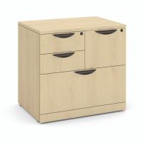 Lateral File - Combo Cabinet: Maple Premium Laminate, 31.00''W x 22.00''D x 29.50''H