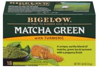 Bigelow Matcha Green Tea with Turmeric, 18 tea bags