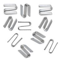 Shelving - Accessories: N-Shaped Chrome Connectors for Wire Shelving Units, 10/Pack