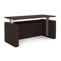 Desk - Standing: StandUp Standing Desk, Java Premium Laminate,72"W x 30"D x 26.18"-49.60"H