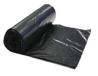 Victoria Bay Can Liner 38X58 IN 60 GAL Black LLDPE 1.15MIL Roll 20 Count/Roll 5 Rolls/Case 100 Count/Case