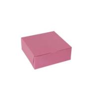 Bakery Box 8X8X3 IN Paperboard Strawberry Corner Lock 1-Piece 250/Case