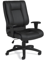 Emerald OTG Special: High Back Tilter Chair with LuxPlus Black Upholstery