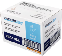 Victoria Bay General Purpose Gloves Small (SM) Blue Nitrile Disposable Powder-Free 100 Count/Box 10 Box/Case