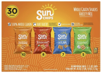 Sun Chips Whole Grain Variety 1.5 Ounce (30 Count)