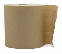 Victoria Bay Roll Paper Towel 7.88IN X800FT 1PLY Recycled Paper Kraft Hardwound Embossed Universal 6 Rolls/Case