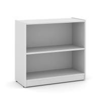 Bookcase - Laminate: 2 Shelves, White Premium Laminate, 32''W x 14''D x 30''H