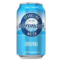 Adirondack Seltzer Water, Plain, 12 oz Cans, 24/Case