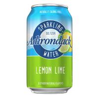 Adirondack Seltzer Water, Lemon Lime, 12 oz Cans, 24/Case