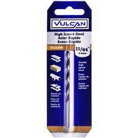 Vulcan 230941OR Jobber Drill Bit, 11/64 in Dia, 3-1/4 in OAL, Straight Shank